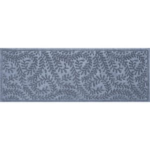 WaterHog Boxwood Bluestone 22 in. x 60 in. PET Polyester Indoor Outdoor Runner Doormat