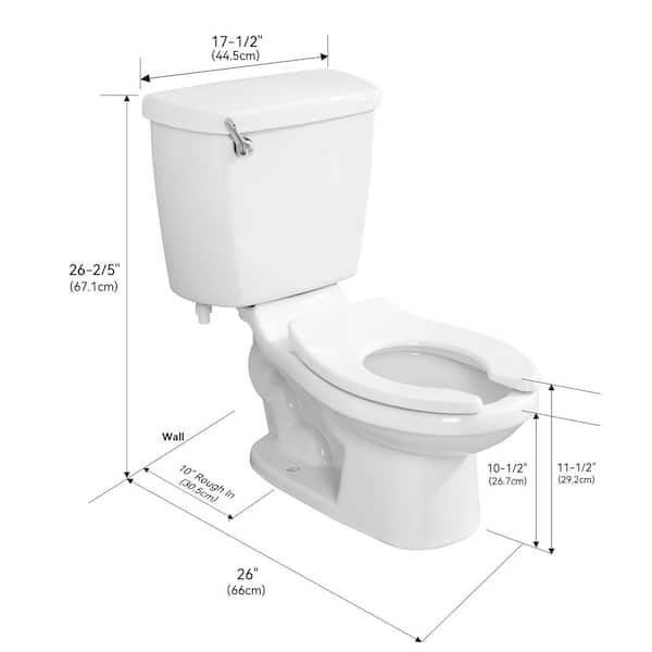 Findepot Kid's One-piece Toilet 10 Rough in 1.28 GPF Single