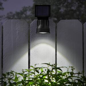 black exterior spotlights