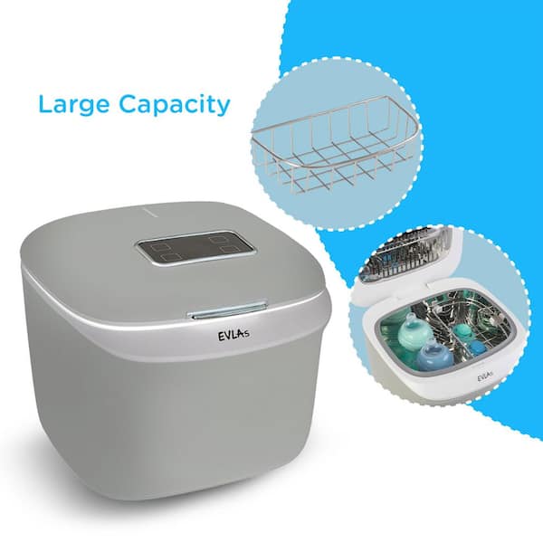 EVLA'S UV Light Sanitizer and Dryer, Grey EV-UV-QHQX - The Home Depot