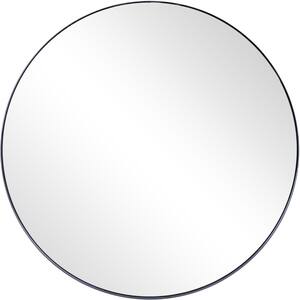 Metal Frame 32 in. H x 32 in. W Casual Round Framed Classic Accent Mirror