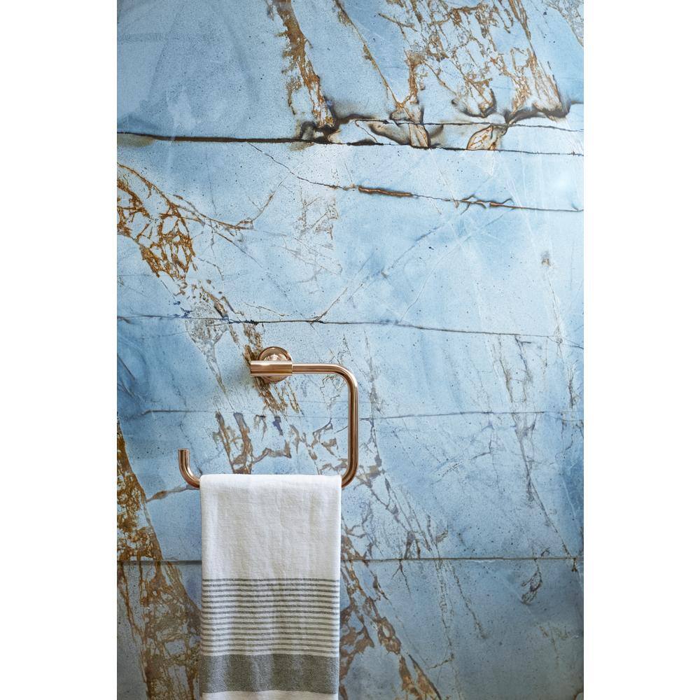 Vibrant Titanium Wall Mounted Metal Towel Ring
