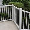 Weatherables Stanford 36 in. H x 96 in. W Textured Black Aluminum Stair  Railing Kit CBR-B36-A8S - The Home Depot