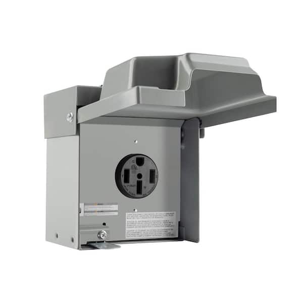 50 Amp Temporary Power RV Outlet