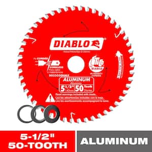 5-1/2in. x 50-Teeth Saw Blade for Aluminum
