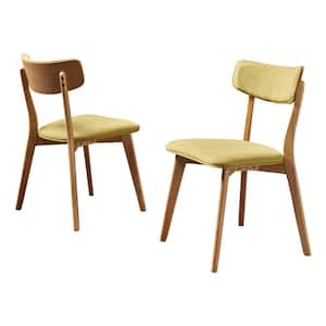 Chazz Green Tea Fabric Upholstered Dining Chair (Set of 2)