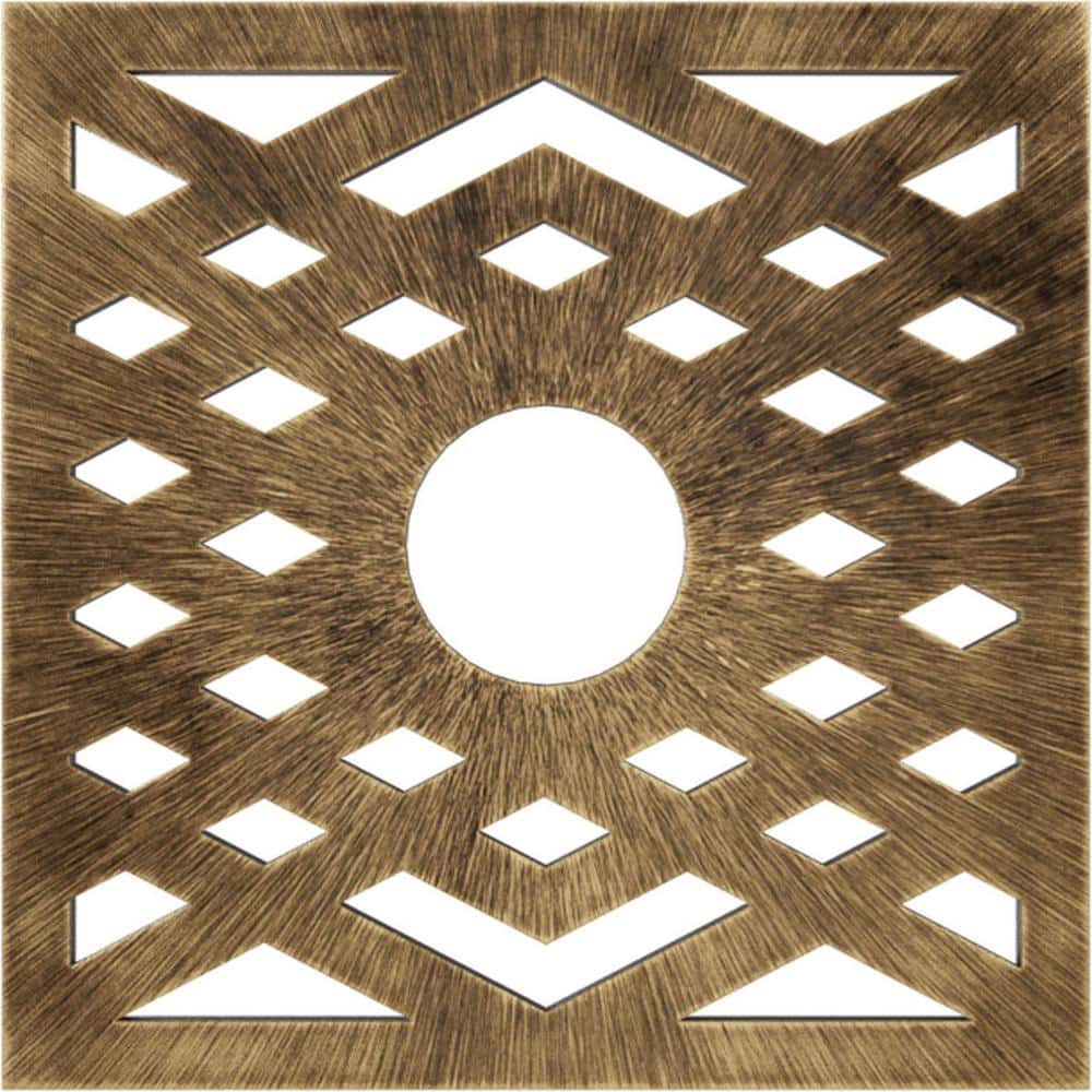 3/4 in. x 22 in. x 22 in. Chevron Architectural Grade PVC Peirced Ceiling Medallion price history on PriceWatchPro