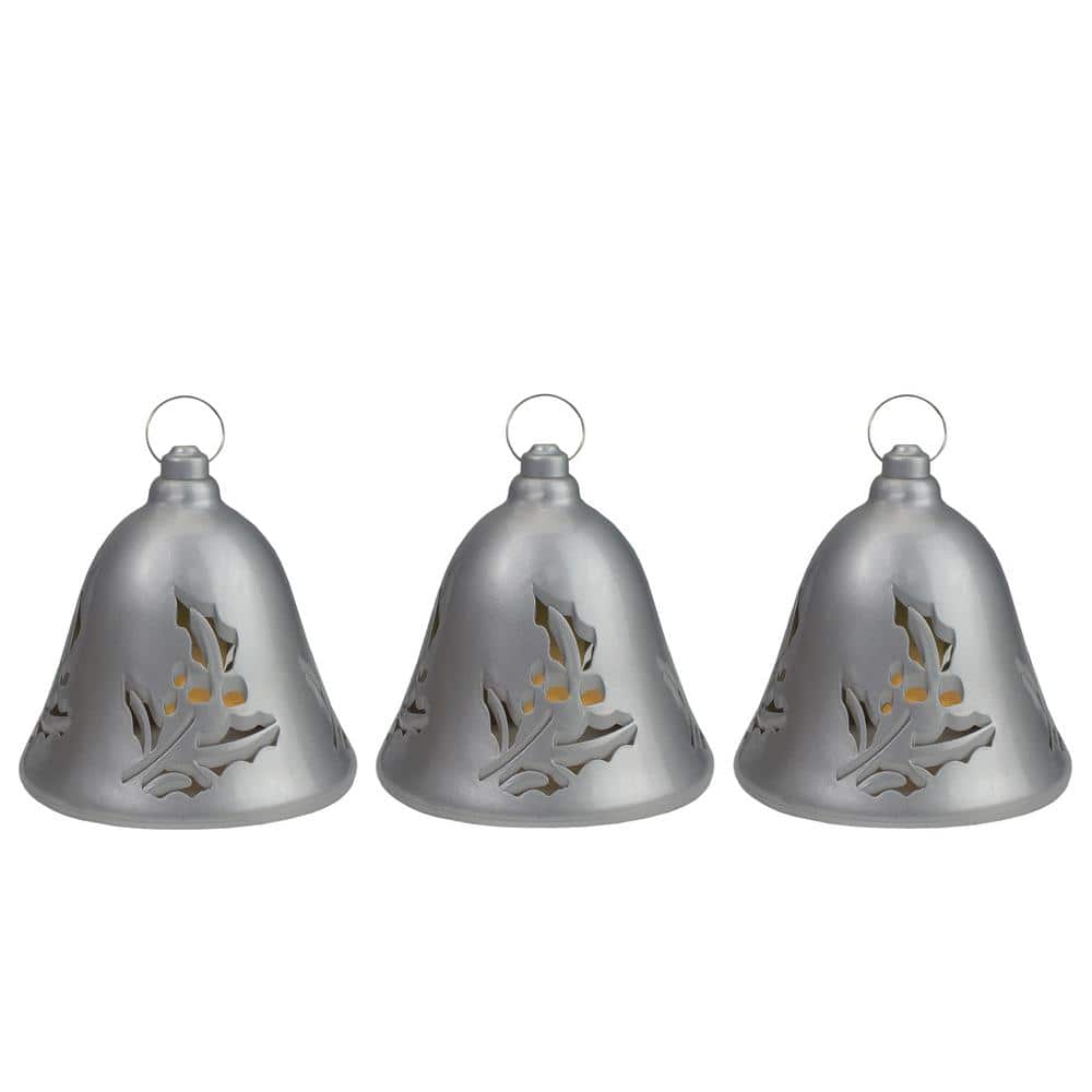 TINY RUSTIC GOLD Bells-10 Micro Cone Shape Triangular Bells-so