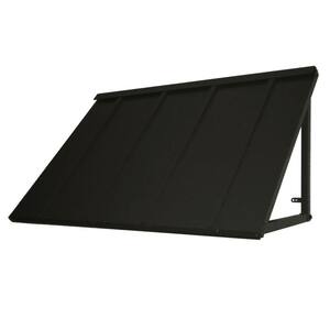 4 ft. Houstonian Metal Standing Seam Fixed Awning (24 in. H x 36 in. D) in Black