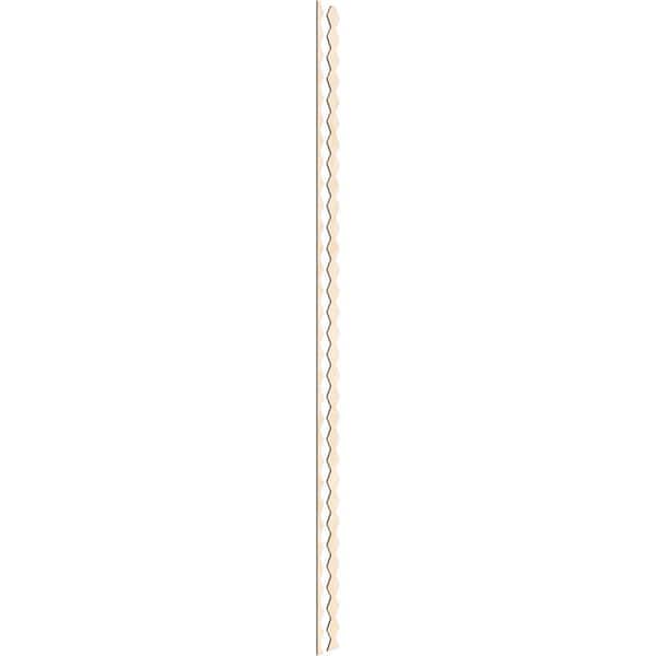 Ekena Millwork Sheyenne 94 in. H x 0.25 in. W Slatwall Panels in Birch 28-Pack