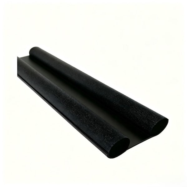 1.6 in. x 1.6 in. x 35.4 in. Black Door Bottom Seal