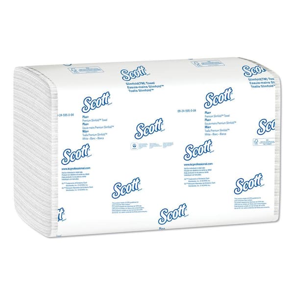 Kleenex Control Slimfold Towels 7 1/2 x 11 3/5 White (90 Sheets per Pack, 24 Packs per Carton)