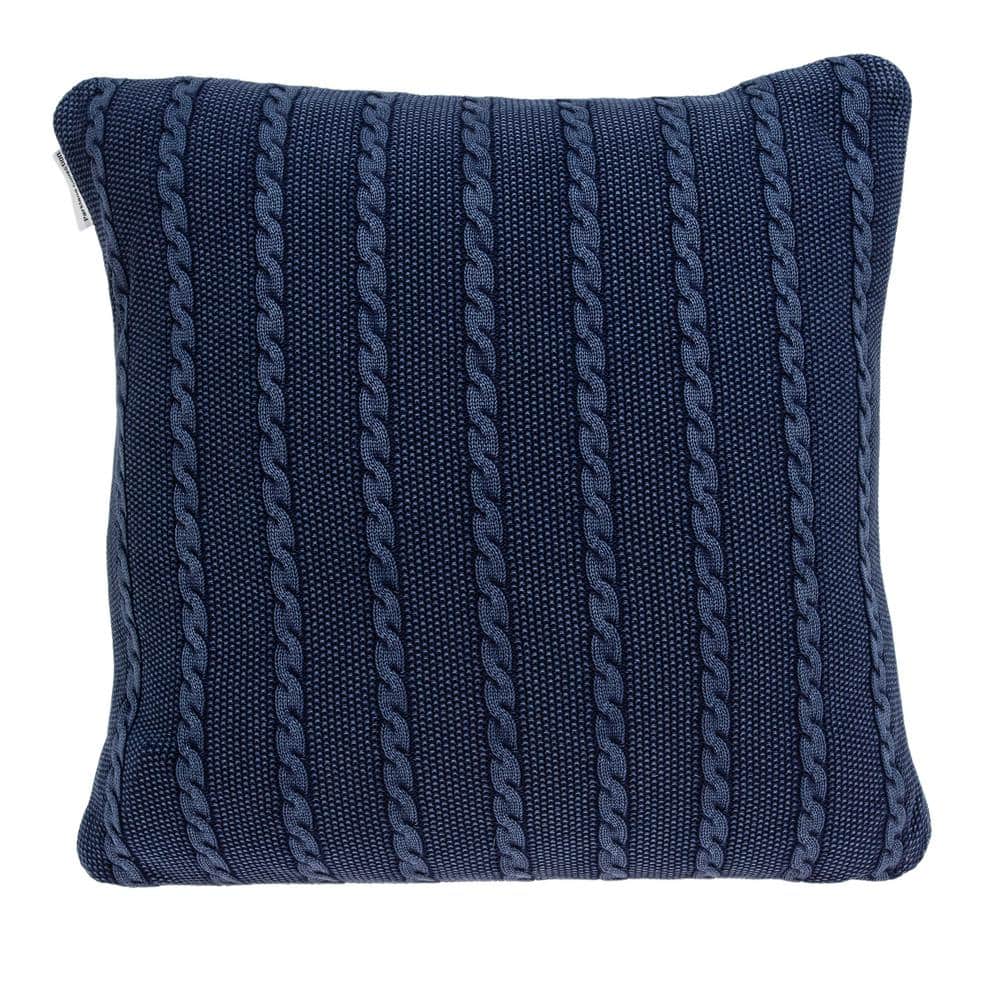Danza Blue Throw Pillow