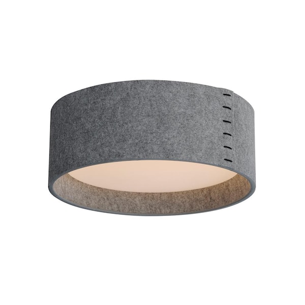 Maxim Lighting Prime Acoustic 16 in. LED Light Bulb Included Flush Mount 120-Volt to 277-Volt