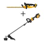 22 in. 20V Max Lithium-Ion Cordless Hedge Trimmer Kit with 60V Attachment Capable String Trimmer (Tool Only)