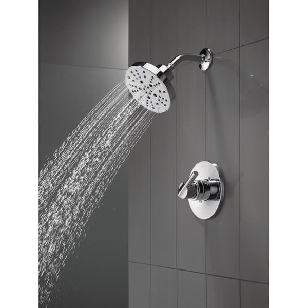 Nicoli Single-Handle 5-Spray Shower Faucet with H2OKinetic Technology in Chrome (Valve Included)