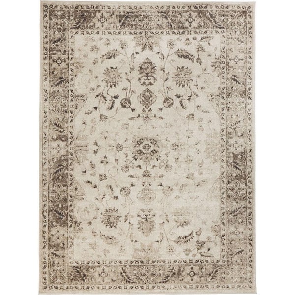 Home Decorators Collection Old Treasures Beige 8 ft. x 10 ft. Area Rug