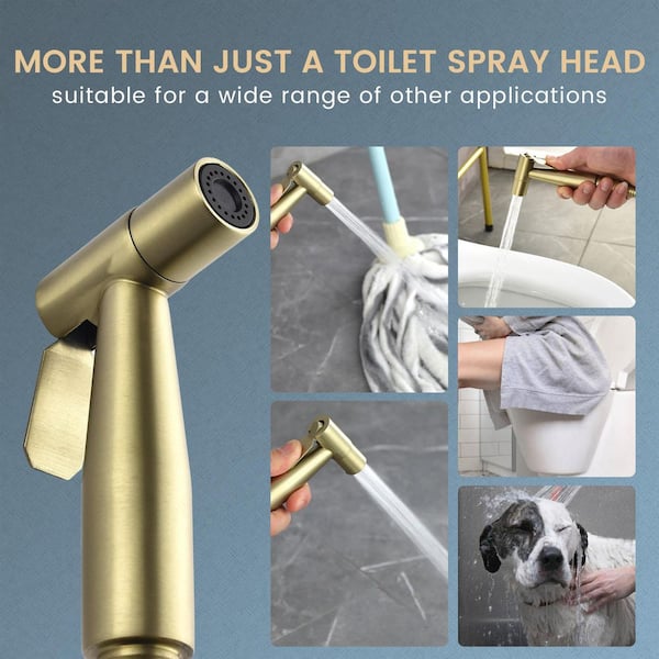 Zalerock Bidet Sprayer for Toilet Handheld SUS304 Stainless Steel