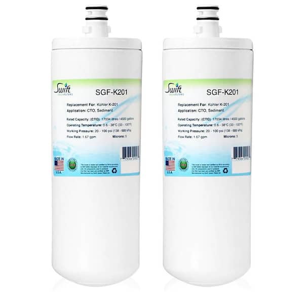 Swift Green Filters SGF-k201 Replacement Commercial Water Filter Cartridge for k201, (2-Pack)