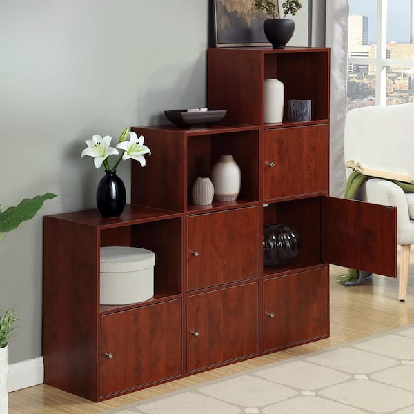Convenience Concepts Xtra Storage Cherry 46.75 in. 3 Door Cabinet