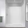 CRAFT + MAIN Jetcoat 32 in. x 60 in. x 78 in. Shower Kit in White ...