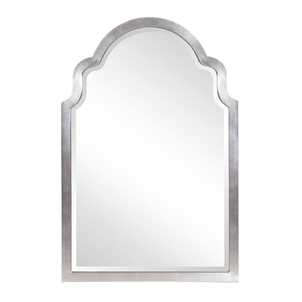 Sultan Archway Silver Leaf Wood Framed Decorative Mirror 24x36