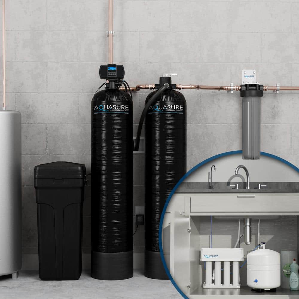 Aquasure Signature Elite 48,000 Grains Whole House Water Treatment System