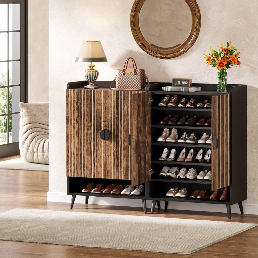 ウォーミングシェルフ Giantex 5-Tier Kitchen Storage Cabinet, Mobile Microwave Stand