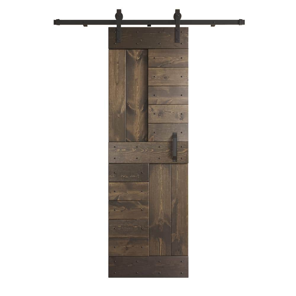 COAST SEQUOIA INC S Series 24 in. x 84 in. Smoky Gray DIY Knotty Wood ...