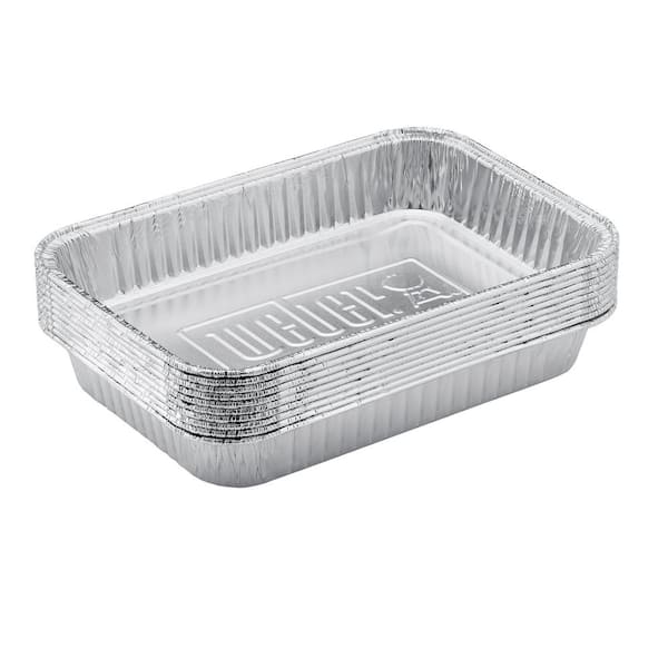 11X7 Disposable Aluminum Pans with Covers - 20 Pack - Pan with Foil Lids  Perfect