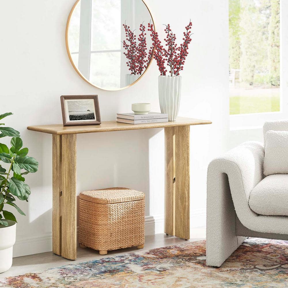 Amistad Oak 46" Solid Wood Console Table
