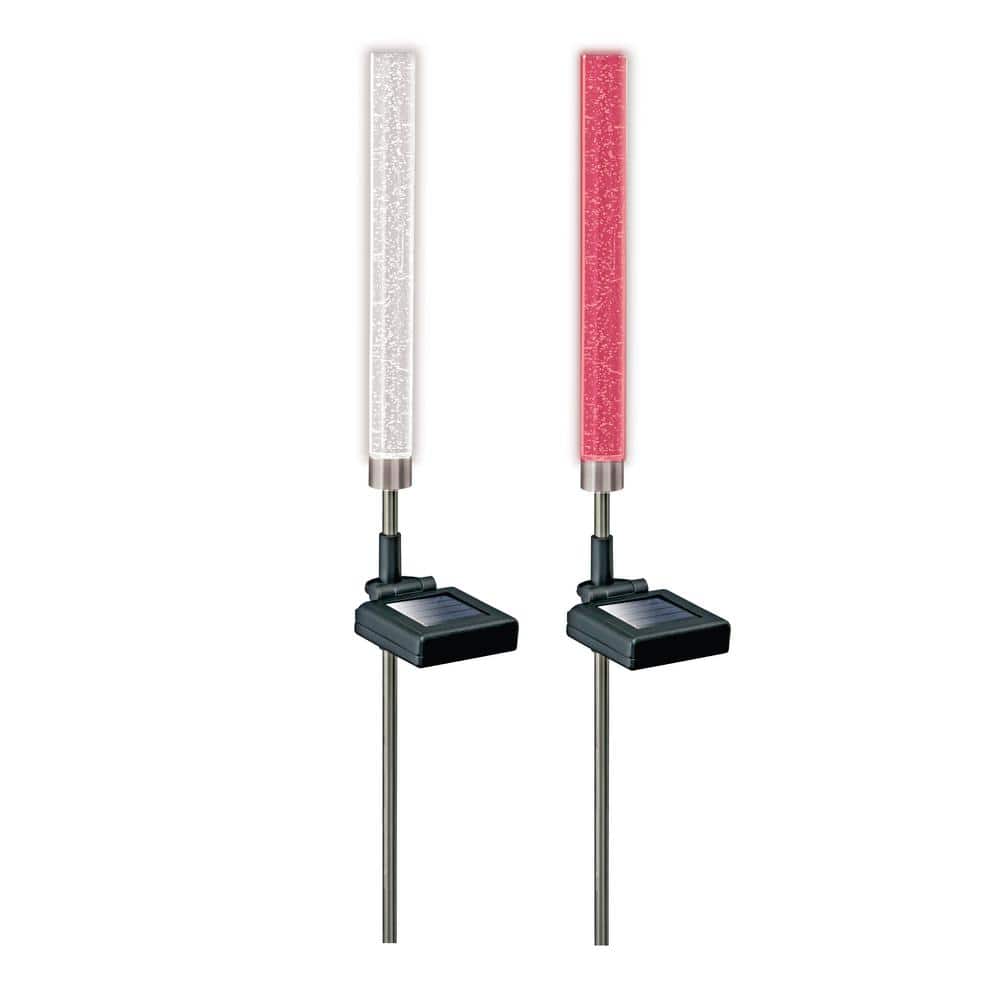 Solar Powered LED Color Changing Pathway Light Multipack