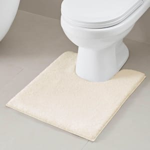 Marshmallow Ivory 20 in. x 24 in. Contour Bath Mat