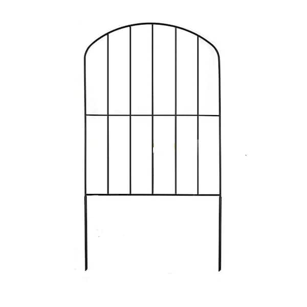 10Pcs Decorative Garden Fence Rustproof Iron Wire Arched Fence Animal Border For Yard Landscape Patio Outdoor Decor