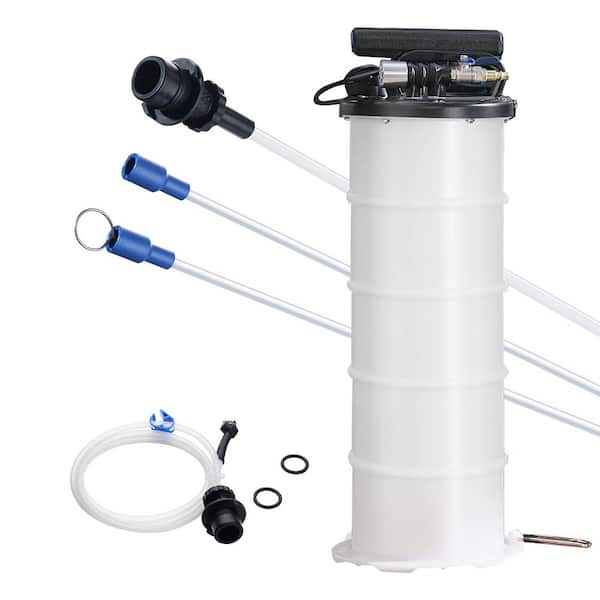 Fluid Extractor, 1.74 Gal. (6.5 L), Pneumatic Oil Changer Vacuum Fluid Extractor with Dipstick and Suction Hose