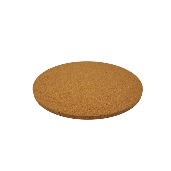 Vigoro 8 in. W x 0.3 in. H Brown 100% Cork Mat Plant Saucer VG-CM8 - The  Home Depot