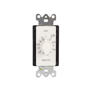 60-Minute Spring Wound Timer with Wall Plate