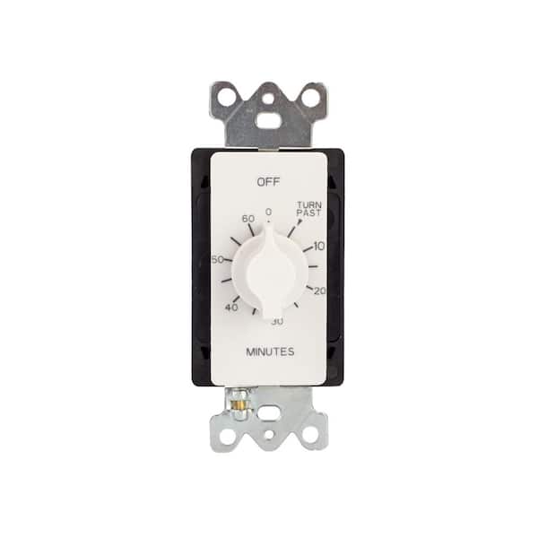 60-Minute Spring Wound Timer with Wall Plate