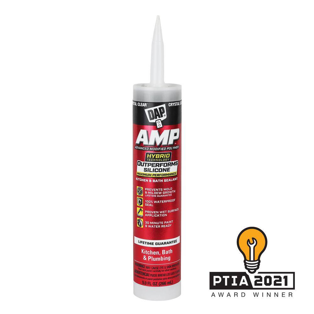 DAP AMP Advanced Modified Polymer 9 oz. Crystal Clear Kitchen and