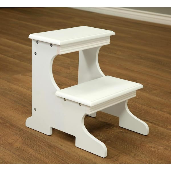 Homecraft Furniture White 2-Step Stool