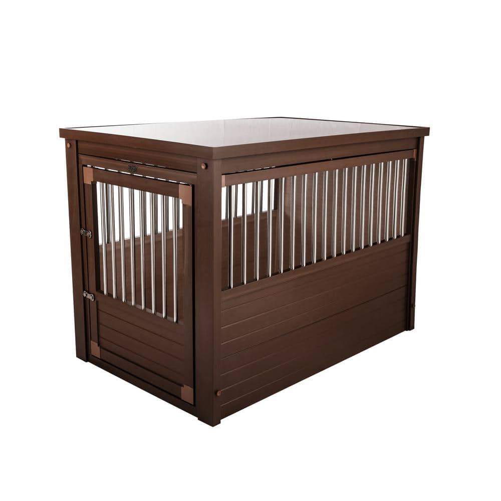 Extra Large Russet Brown Ecoflex Dog Crate End Table