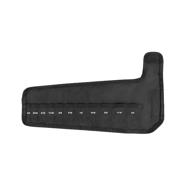 TEKTON 11-Tool Stubby Combination Wrench Pouch (1/4-3/4 in.)