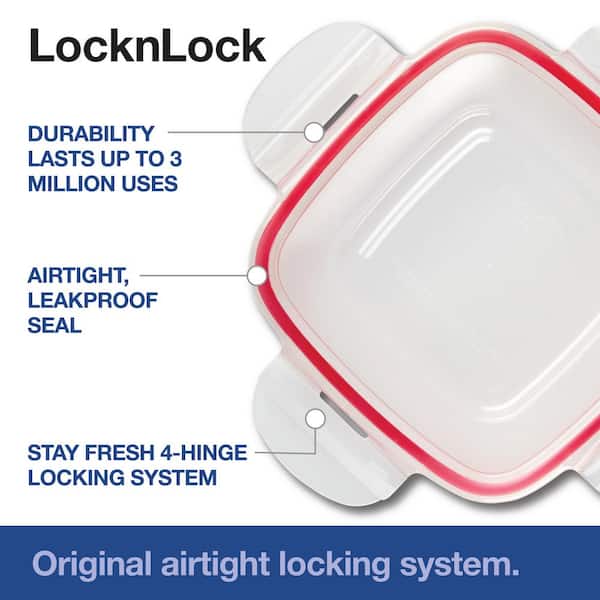 LocknLock Color Mates 30-Piece Food Storage Container Set