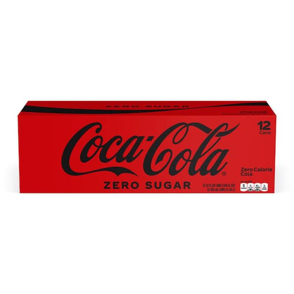 Coke Cola Zero Sugar 12 Fl Oz Coca Cola Zero Sugar Fridge Pack Cans