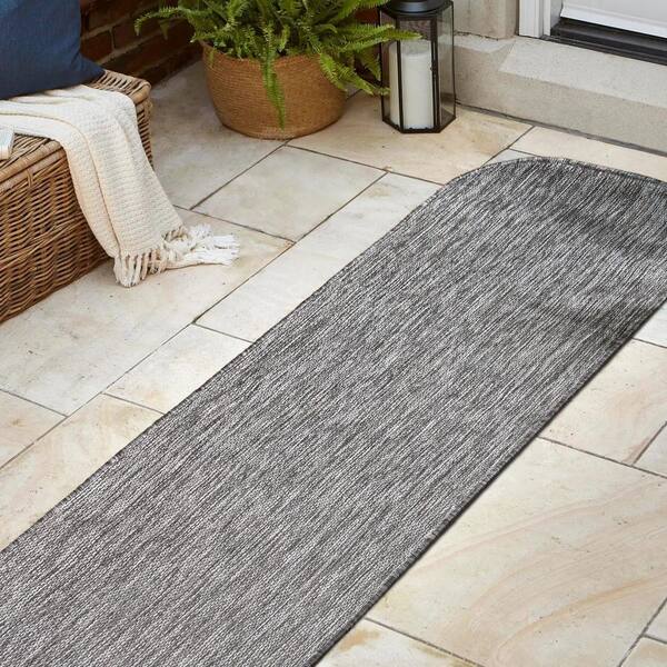 JONATHAN Y Miles Modern Minimalist Radius Corner Solid Gray 2 ft