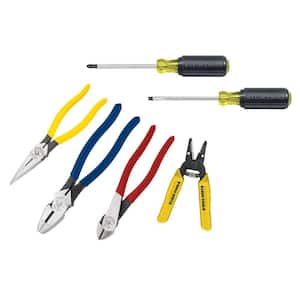 Klein Tools 6-Piece Apprentice Electrician Tool Set (94126) 94126 - The  Home Depot