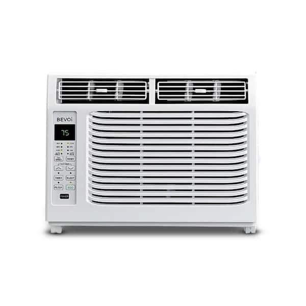 5,000 BTU 115V Window Air Conditioner Cools 250 Sq. Ft. with Remote Control in White