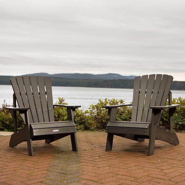 Lifetime Black Composite Adirondack Chair 60284 - The Home Depot