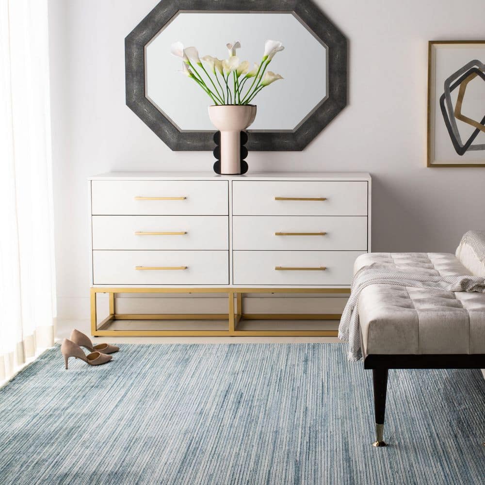 Estelle White/Gold 6 drawer 56 in. Wide Dresser price history on PriceWatchPro