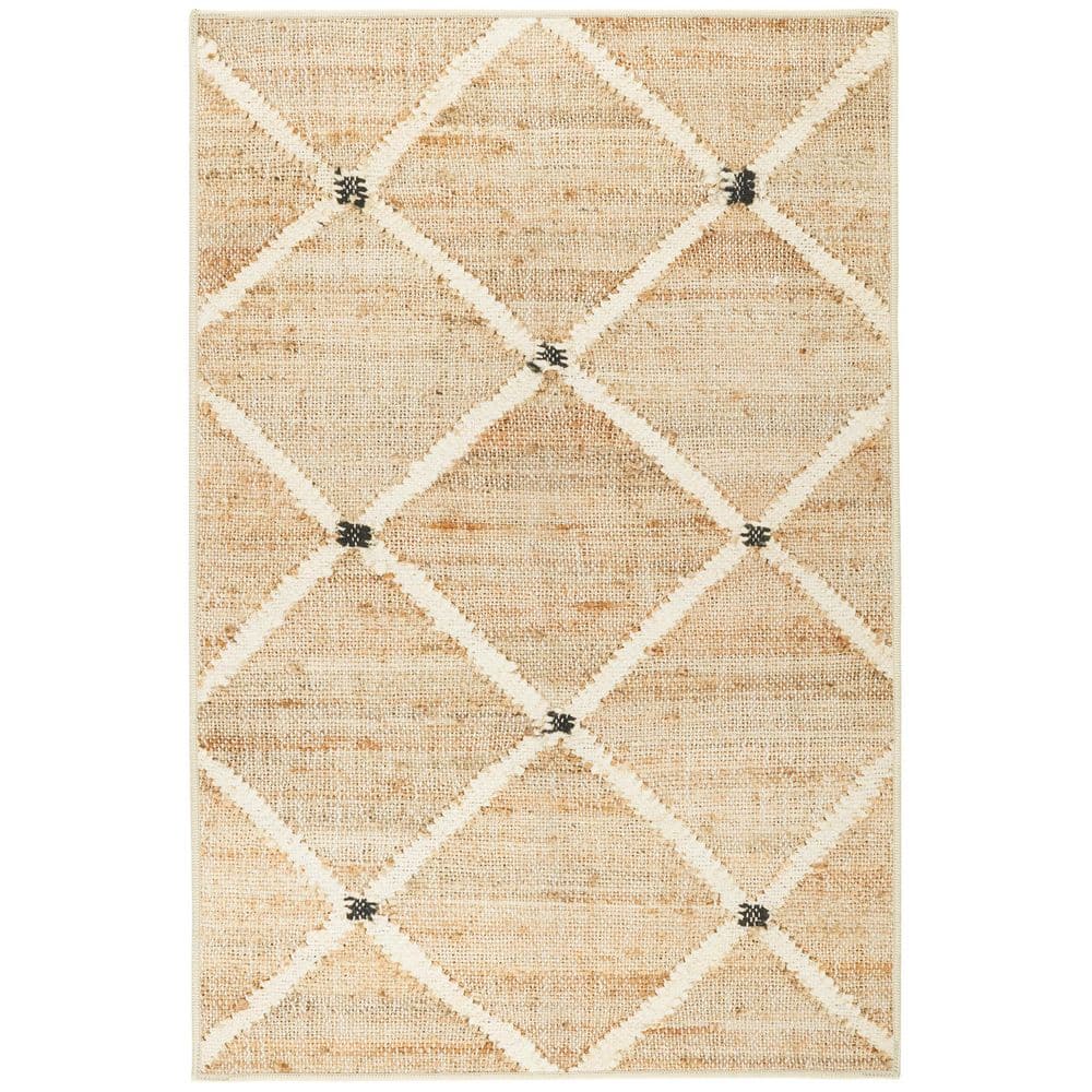 Kali Machine Washable Natural 5 ft. x 8 ft. Indoor Area Rug price history on PriceWatchPro